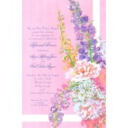 Floral Invitations, Pink Pink